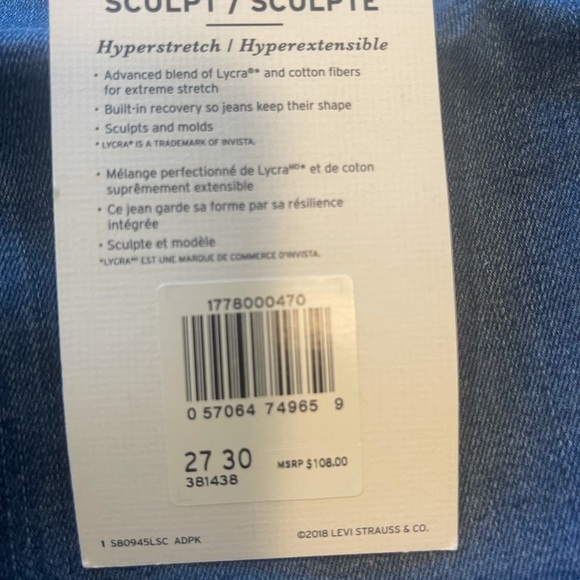 levi’s jeans size 27 - Picture 4 of 4